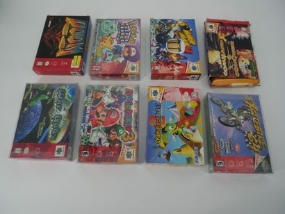 *NINTENDO
Eight U.S. Nintendo 64 games in...