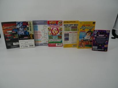 *NINTENDO
Set of 18 Super Famicom boxed games:...