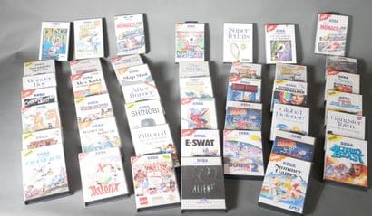 *SEGA
Forty-three boxed Sega Master System...