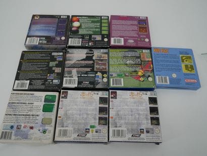 *NINTENDO
Ten games for Game Boy and Game...