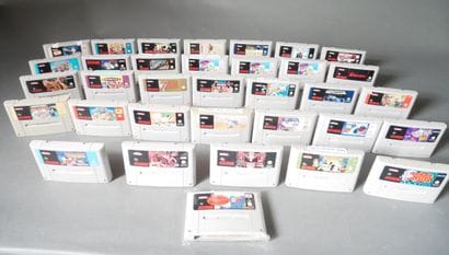 *NINTENDO
Set of 34 European Super Nintendo...