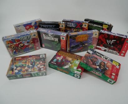 *NINTENDO
Eleven US Nintendo 64 games in...