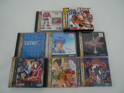 *SEGA. SEGA SATURN
Lot of eight various video...