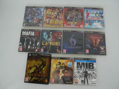 *SONY. PLAYSTATION 3
Lot of eleven various...