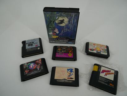*SEGA.
Set of four MEGA DRIVE video games:...