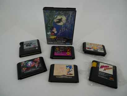 *SEGA.
Set of four MEGA DRIVE video games:...