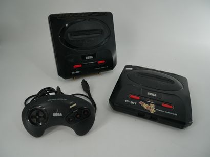 SEGA. MEGA DRIVE II
Two game consoles and...