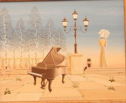 Francine GENOT (XXème siècle)
Son piano Huile...