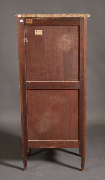 Semainier in rosewood veneer in mahogany...