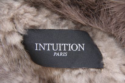 INTUITION Paris 
Veste en vison et vison...