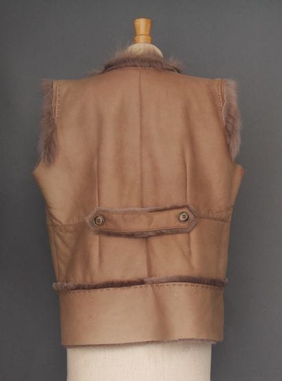 Georges RECH
veste sans manche en cuir et...