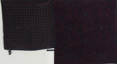 Pierre CARDIN
Trois pochettes en soie , deux...
