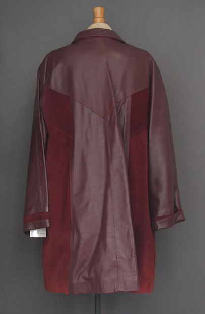 Francesco RIZZI
Veste longue en cuir et peau...