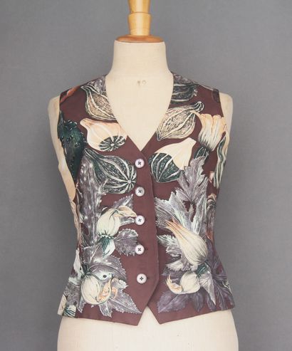 HERMES Paris
Gilet pour femme en soie à décor...