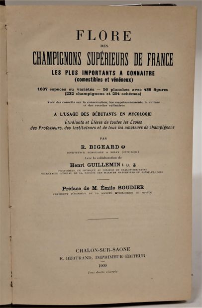 MYCOLOGY
René BIGEARD Henri GUILLEMIN 
-...