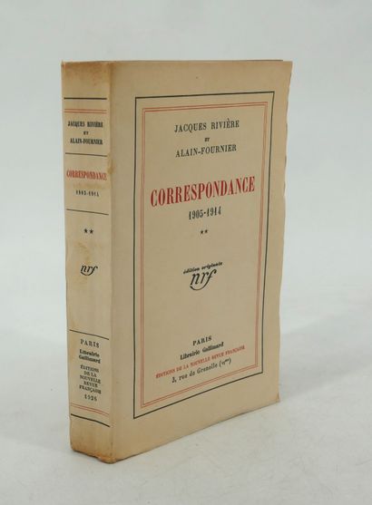 - JACQUES RIVIERE AND ALAIN-FOURNIER. Correspondence....