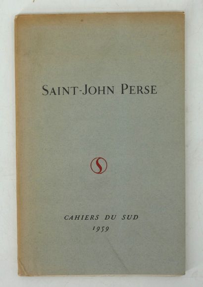 SAINT-JOHN PERSE. 
Chronique.
Offprint from...
