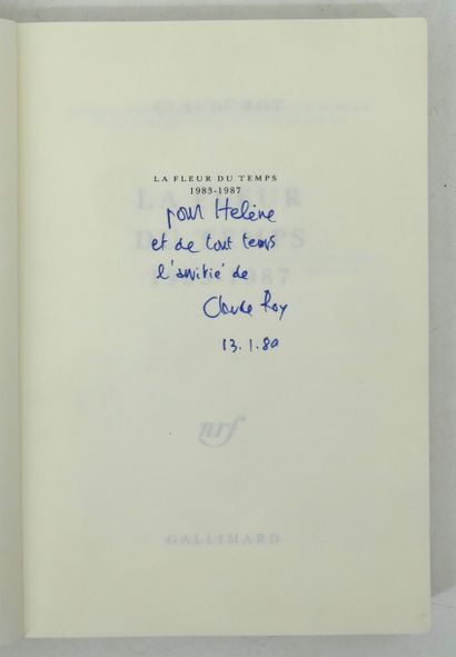RAINER MARIA RILKE. 
- Les Quatrains valaisans.
Fac...