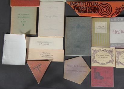 PATAPHYSIQUE Alfred JARRY. 
Tatane. Collège...