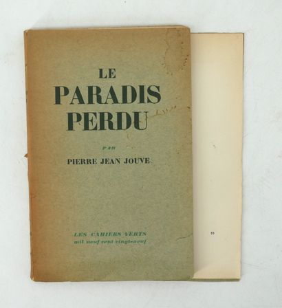 PIERRE JEAN JOUVE. 
- Gloire.
LUF, 1944.
...