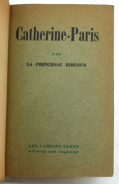 - ANNA DE BRANCOVAN. COMTESSE DE NOAILLES....