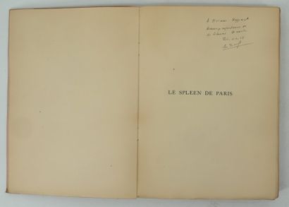 CHARLES BAUDELAIRE
- Les Epaves. 
	Lemerre,...