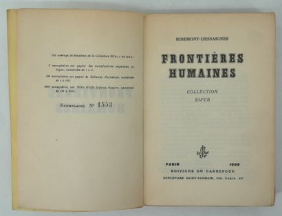- TRISTAN TZARA. Seven dada manifestos.
Frontispiece...