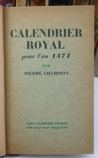 L'ARÉTIN. Selected works.
Notes by the bibliophile...