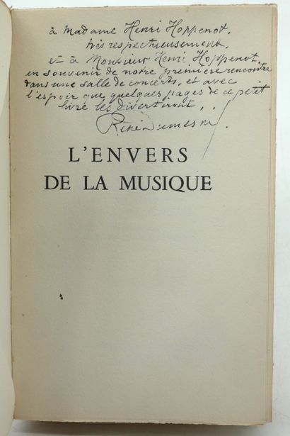 - RENE DUMESNIL. L'Envers de la musique.
La...