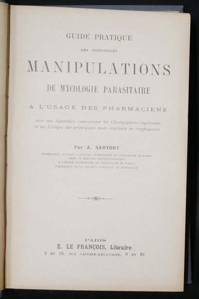 MYCOLOGY
A. SARTORY L. MAIRE. 
Experimental...