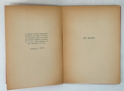 CÉVENNES. Dans la prison.
Minuit, 1944. In-16...