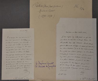 AMEDEE DE MAISTRE. 1786-1862. Las 2 P. February...