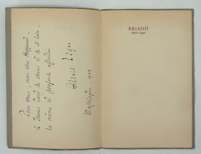 ALEXIS LEGER. 
Briand.
Victor and Jacob Hammer,...