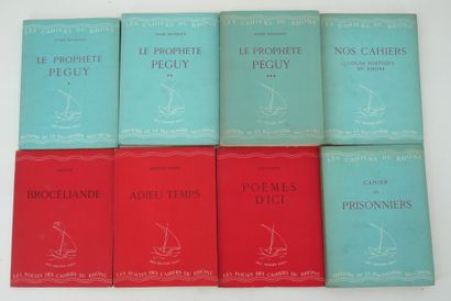 Set of Cahiers du Rhône volumes.
In-12 br,...