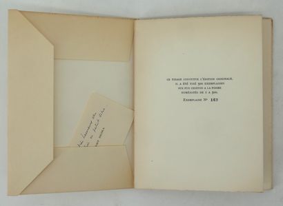 MARCEL PROUST. 
- Letters to André Gide.
With...