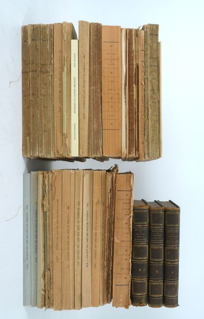 BOURGOGNE
Numerous bound and paperback volumes:...