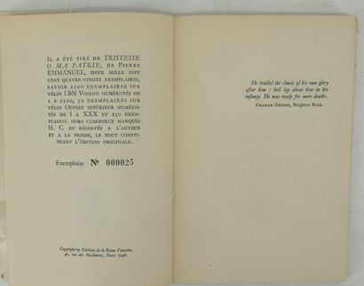- FRANCIS PONGE. Le Carnet du bois de pins.
Mermod,...