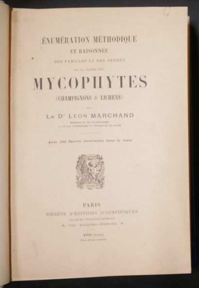 MYCOLOGY
Dr. Etienne MARTIN-SANS. 
Contribution...