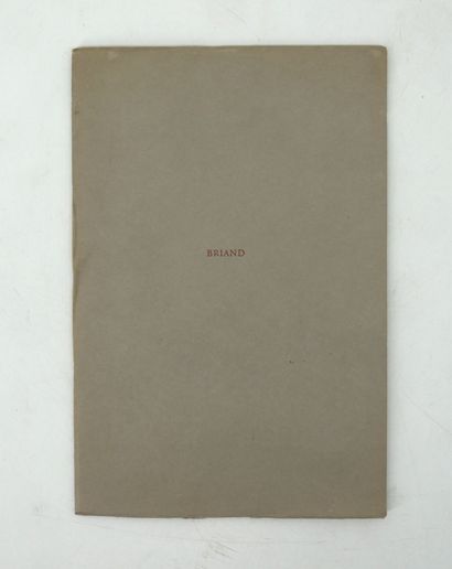 ALEXIS LEGER. 
Briand.
Victor and Jacob Hammer,...