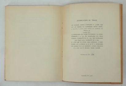 - SAINT-JOHN PERSE. Oiseaux.
NRF, Gallimard,...