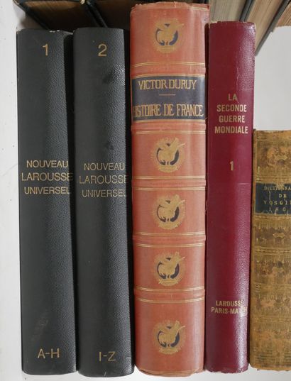 MISCELLANEOUS Large lot of bound works including...