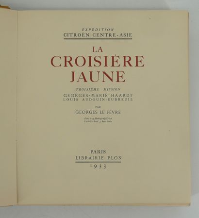 GEORGES LEFEVRE. 
The Yellow Cruise. 
Third...
