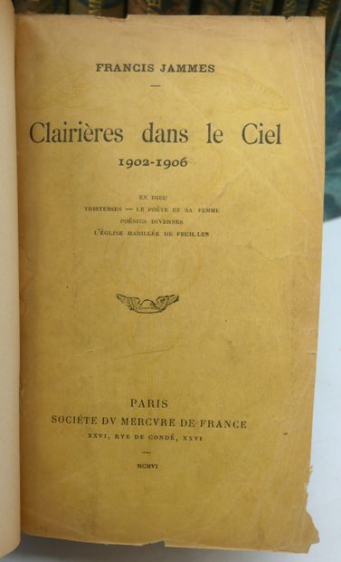 FRANCIS JAMMES.
- Pomme d'Anis.
Mercure de...
