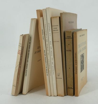 - FRANCIS PONGE. Le Carnet du bois de pins.
Mermod,...