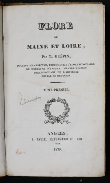 MYCOLOGY :
- M. GUEPIN. 
Flore du Maine et...