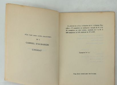 - TRISTAN TZARA. Seven dada manifestos.
Frontispiece...
