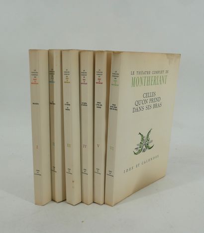 HENRI DE MONTHERLANT. 
Théâtre complet. La...