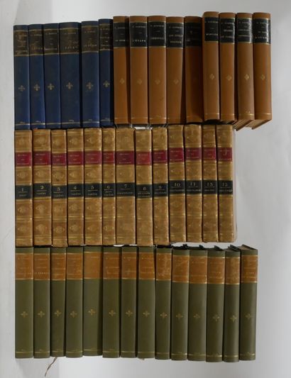 MISCELLANEOUS Large lot of bound works including...
