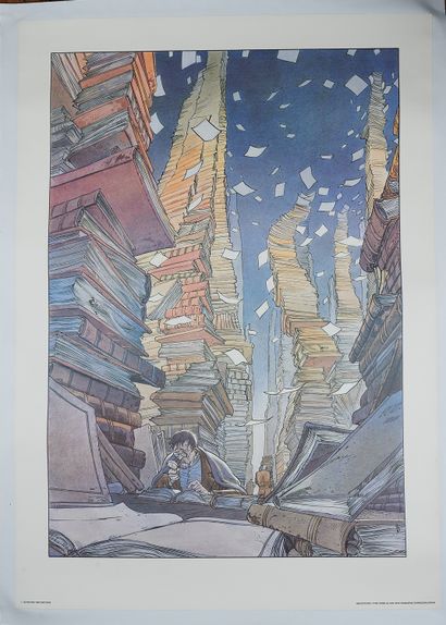 François SCHUITEN (born 1956). 
THE LIBRARY....