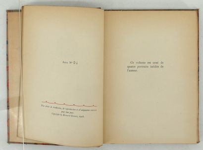 - ANNA DE BRANCOVAN. COMTESSE DE NOAILLES....